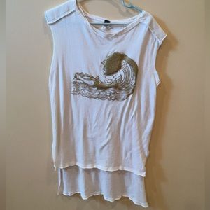 GOLDEN WAVE TANK TOP
